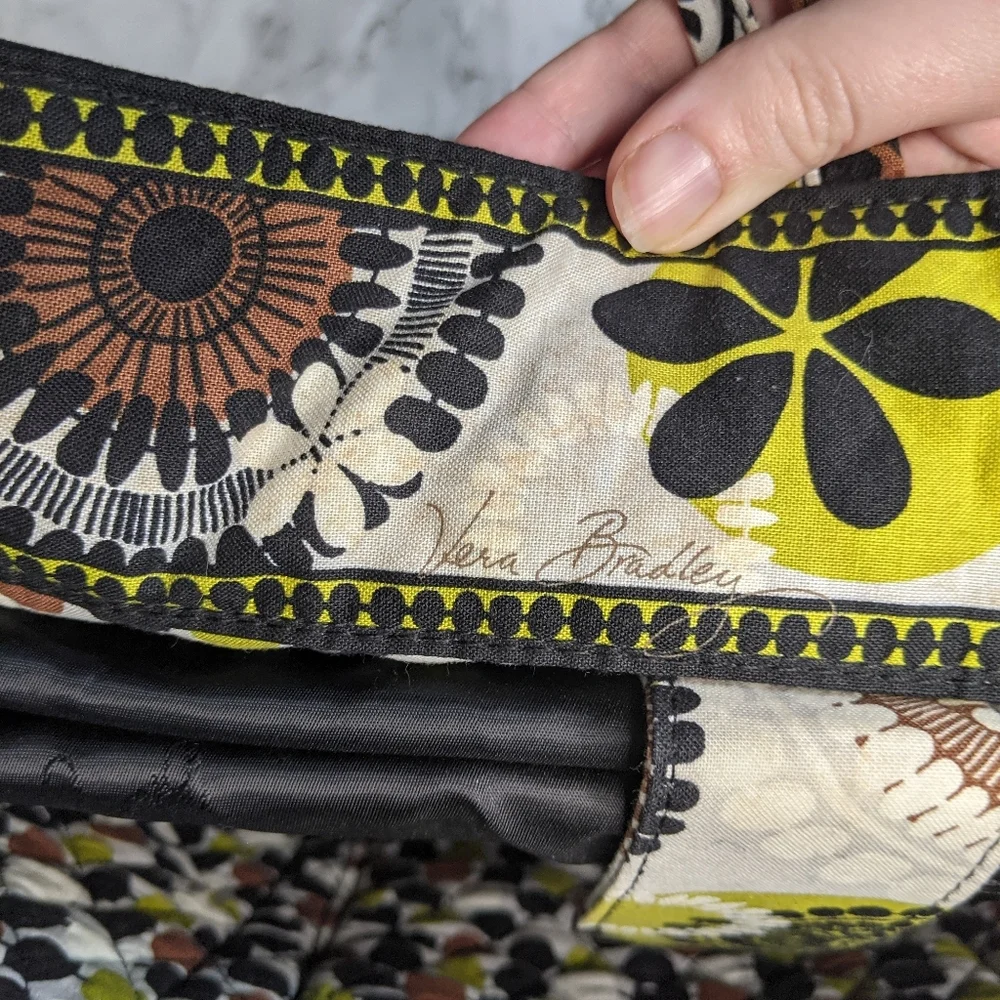 Vera Bradley Laptop Tote Cocoa Moss